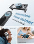 kzomKzoo 67 360 Selfie Stick Tripod with Light, Basic Phone Stand for iPhone & Samsung, All-in-One Extendable Tripod
