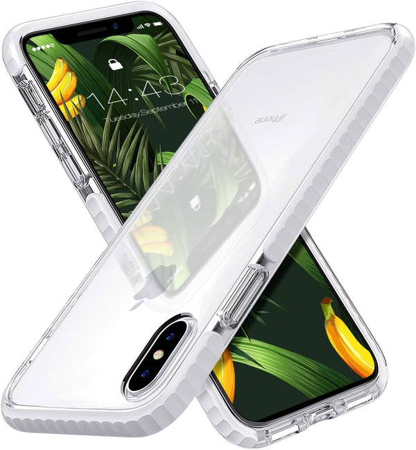 MATEPROX Clear Thin Slim Case for iPhone Xs Max, Anti-Yellow, Anti-Slippery, 6.5''