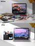 2-in-1 Pen Holder with Wireless Charger, Compatible with iPhone 16/15/14/13/12/11/8 Series, Desk Phone Stand
