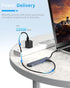 Zyerch 7 1 4K 100W 5Gbps in USB C Hub Docking Station With HDMI, PD, Data Ports, TF/SD Card Reader for Laptop, MacBook