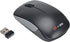 MCSaite 2.4G Slim Wireless Mouse with Nano Receiver (Black)