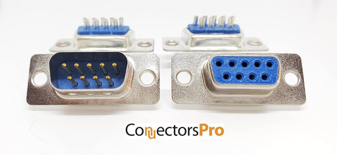 Pc Accessories 10 Pairs DB9 Male and Female D-Sub Solder Type Connector, 20-Pack