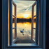 Generic Window Frame Photo Prop | Photoshoot Viewfinder Aid | Window View Photography Props | for Party Landscape