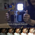 GODOX LED6Bi LED Video Light, Rechargeable Bi-Color Temperature Mini Fill-in Light, Dimmable Support Magnetic Adsorption