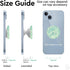 Cheerful Smiley Flower Phone Grip, Bright Expandable Collapsible, Comfortable Touch, Secure Grip, White
