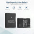 EN-EL14 EN EL14A Battery 2-Pack 1500mAh Li-ion Batteries Compatible with Nikon D3100 D3200 D3300 D3400 D3500 D5100 D5200 D5300 D5500 D5600 DF Coolpix P7000 P7100 P7700 P7800