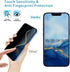 [3 Pack 13 Slanku for iPhone Privacy Screen Protector with Installation Frame, Anti Spy, Private Tempered Glass, Full