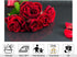 KeyWork 8x5ft Red Rose Bouquet Backdrop Fresh Bloom Petal Photography Background for Valentine's Day Gift Party