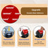 Sticky Adhesive Pad Replacement for Suction Cup Mount, 5pcs Circle 70mm Extra Strong Double-Sided Sticker Tapes for