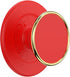 PopSockets Round Phone Grip with Adapter Ring, Compatible with MagSafe, Wireless Charging - Rosso