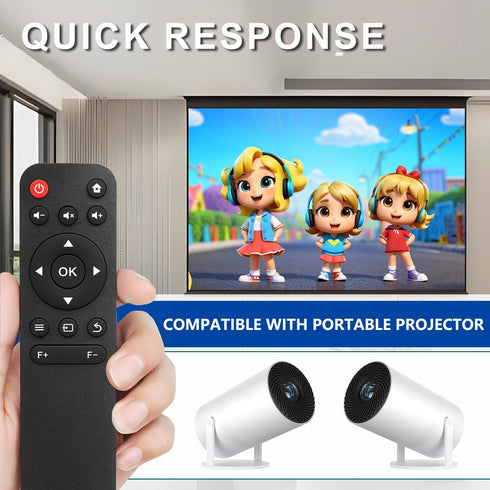 Molgoc X3 Replacement Remote for Mini Projector,Compatible with XuanPad Portable Projector.