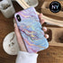 VELVET CAVIAR iPhone Xs Max Case Marble for Women & Girls - Cute Protective Phone Cases (Pink Iridescent Holographic