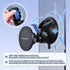 PROfezzion Magnetic Shower Mirror Phone Holder, Reusable Suction Cup Mount for iPhone 15 14 13 12 & All Phones, White