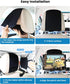 WONNIE 7-12.9'' Tablet Holder for Car, Upgraded iPad Holder for Car Mount Headrest, iPad Mount Back Seat for Kids