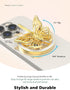 2024 Upgrade Magnetic Phone Grip Compatible with MagSafe, Butterfly Holder Finger Kickstand, Adapter Ring Included, Gold