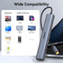 MOKiN 10Gbps, 4K@60Hz Output,100W Transfer,USB4 USB C Hub USB C Splitter with Video PD Charging,Data Multiport Dongle