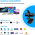 Ejfete 1080P 120 HD Webcam with Microphone and Privacy Cover, USB Plug & Play Computer Camera, Wide Angle Fixed Focus
