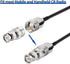 BINGFU 27MHz PL259 CB Radio Antenna Magnetic Base Soft Whip & BNC Male Compatible with Cobra Midland Uniden Maxon