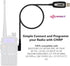 MIRKIT Baofeng Programming Cable for Two Way Ham Portable Radios: UV-5R, 5RA, 5R Plus, UV-82, BF-F8HP, and More