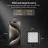 ULANZI VL-81 3200K-5600K CRI95 3000mAh Camera Phone Selfie Light with Clip & Cold Shoe, Bi-Color Portable LED Video