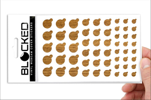MyCamShield Rigid Series - 2X Thicker | Blocked Original Vinyl Webcam Cover Stickers