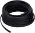 uxcell 25 Ft Expandable Braided Cable Sleeve, 1/4 Inch PET Wire Management Protector for TV Computer Audio, Black