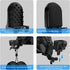 PULUZ Motorcycle Helmet Chin Clamp Mount for GoPro, 360° Adjustable Ball Head Quick Release Chin Clip