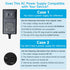 2Pack 5V 2A 6ft Power Supply Adapter, AC to DC 5V 2000mA Wall Charger for USB Hub, Baby Monitor, LED Pixel Light