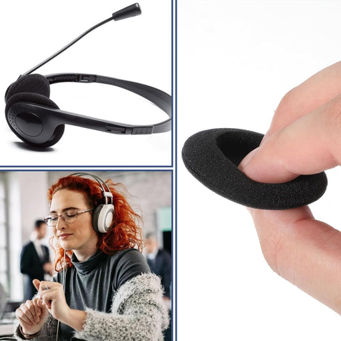 Zyghjort 6 50mm/2" Headsets H251 H251n H261n H351 H361 PCS Headphone Earpads, Ear Cushions Ultra Soft Foam Cover