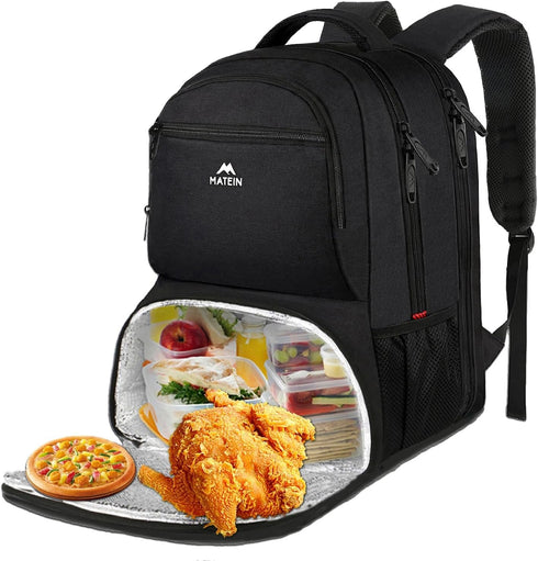 MATEIN Lunch Backpack for Men, 17 Inch Insulated Cooler Backpack with Lunch