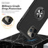 PELEPUES Shockproof Case for iPhone 13 Pro Max, Military Grade Cover with Embedded Finger Ring