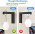 XINLEI 6 inch 66 lbs, PRL003B Universal Projector Screen Wall Mount L-Brackets Hanging Ceiling Mount, Adjustable