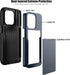 Nvollnoe iPhone 15 Pro Case - Heavy Duty, Slim Wallet with Hidden Card Slot, Shockproof Dual Layer, 6.1" (Blue)