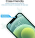 amFilm OneTouch Tempered Glass Screen Protector for iPhone 12 Mini (5.4", 2020) with Easy Installation Kit (2-Pack)
