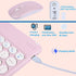 Ultra-Slim Small Bluetooth Keyboard and Mouse Combo, Portable Wireless Keyboard for Android Tablet, iPhone, Windows