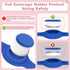 Waterproof AirTag Bracelet for Kids, Cute Cartoon Holder in Soft Silicone for Apple GPS Tracker - Navy Blue Planet