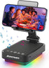 JTEMAN Gifts for Men, Cell Phone Stand with Wireless Bluetooth Speaker and Jumping Light, Unique Birthday Gifts for Him
