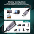 Fulfalic 4K 3.0 1080P 60fps Video Capture Card, HDMI to USB C Capture Card, HD Live and Record Video Audio Grabber