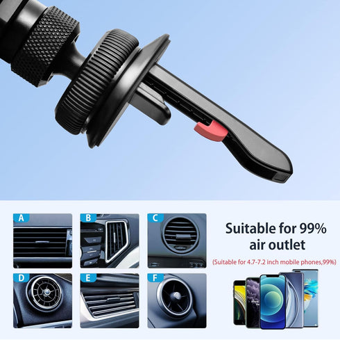OATSBASF Mobile Phone Holder for Car, Invisible Gravity Car Phone Mount, Rotatable Air Vent Stand for All Phones