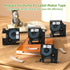 A45013 D1 Label Tape S0720530 for Dymo Label Maker Refills d1 45013, 1/2 in x 23 Ft, 4-Pack