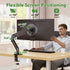 Ekisemio 13 32 Inch Single Monitor Mount, to Monitor Arm, Adjustable Monitor Stand