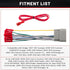 2007-2011 RED WOLF Radio Wiring Harness Compatible with Dodge Chrysler Jeep Install Car Stereo CD Player Receiver