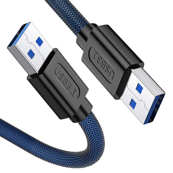 ANDTOBO USB 3.0 A to A, 3.3 FT Male to Male Cable, Double End USB Cord for Hard Drive Enclosures, DVD Player