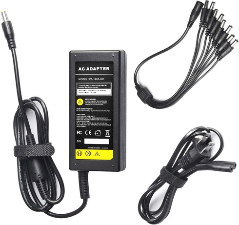 Fancy Buying Security Camera Power Adapter 12V 5A 100V-240V AC to DC 8-Way Power