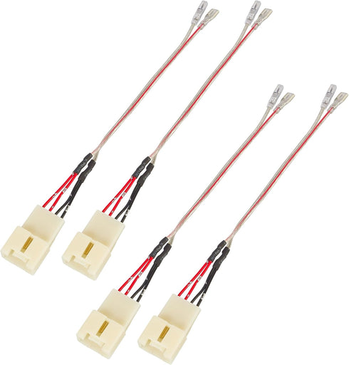 RED WOLF Front Rear Door Speaker Wiring Harness Adapter for Ford Focus Fusion Explorer Edge 2013-2021
