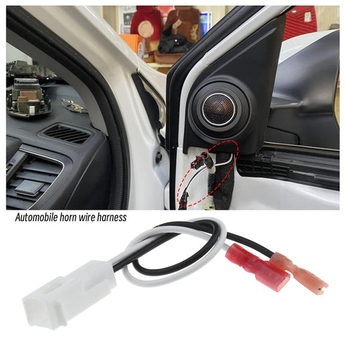 2PCS Car Speaker Wiring Harness 72-7902 Compatible with Dart Journey RAM 1500 2500 3500 4500 5500 Avenger Caliber Challenger Charger Magnum Grand Caravan
