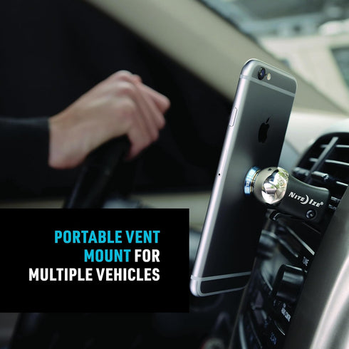 Nite Ize Steelie Vent Mount - Additional Car Vent Mount for Cell Phones - Compatible Phone Accessories for Steelie