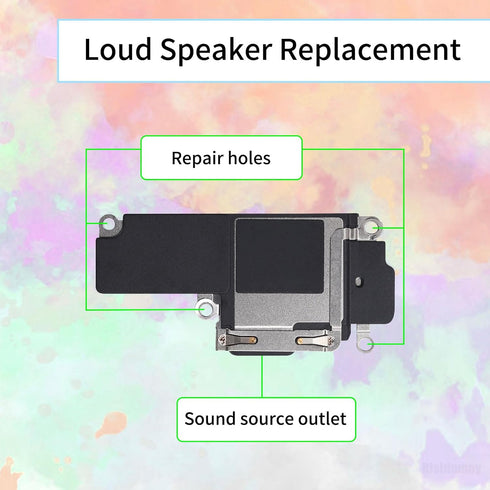 Loud Speaker Buzzer Module Replacement for iPhone 12 Pro, Assembly Loudspeaker Fix, Ringer Sound Flex Cable