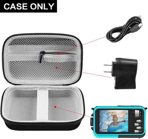 Digital Camera Case for Kodak Pixpro, Canon PowerShot ELPH 180 190, Sony DSCW800 DSCW830, CAMKORY, YISENCE, VAHOIALD