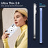 Fin2feel Shockproof Magnetic Case for iPhone 12/12 Pro with Screen Protector, MagSafe Compatible, Light Blue.